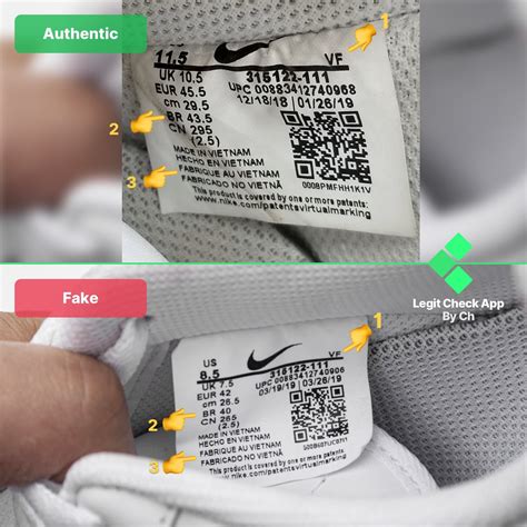 difference between fake nike and original|how to authenticate nike shoes.